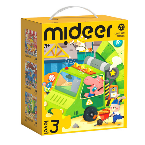 Level Up! Puzzles - Level 3: City Teamers 24-35pc