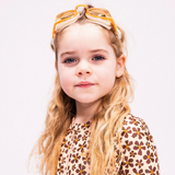 Swim Goggles: Beige Leopard