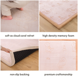 Hakuna Matte Cloud Soft Children’s Carpet: Glow in the Dark Dinosaurs 1.7 x 1.20m