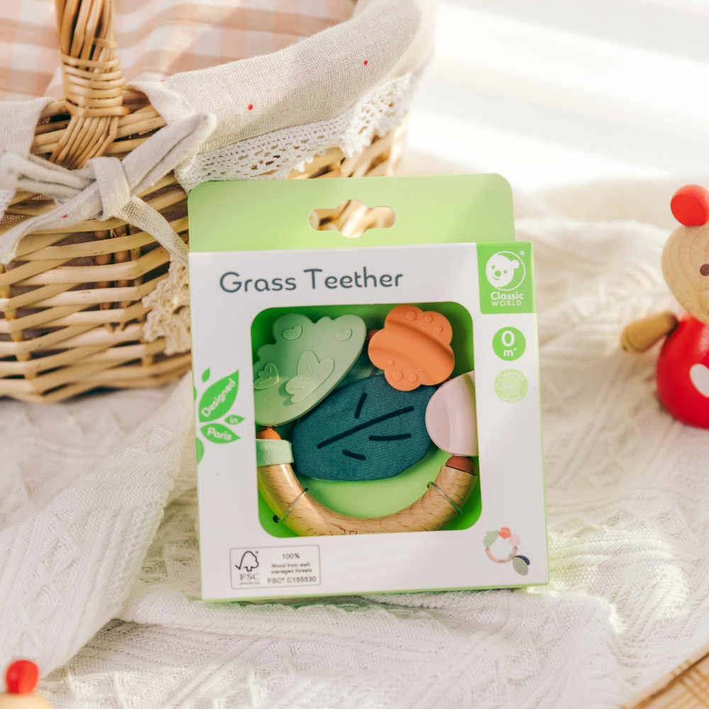 Classic World - Grass Sensory Baby Teether