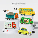 My First Art Puzzle: 6-In-1 Busy Cars