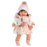 Llorens - Baby Girl Doll with Clothing, Accessories & Crying Mechanism: Lola 38cm