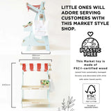 Honeybee Market Stall & Fruit Play Food Crate