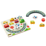 2-in-1 Balance Puzzle: Transportation 12pc