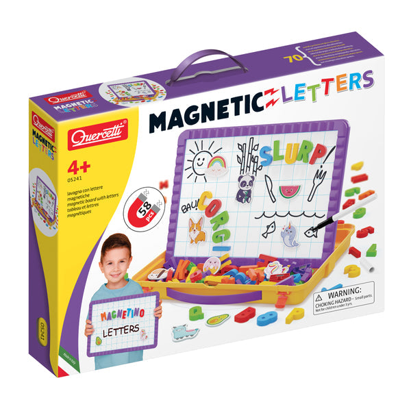 Magnetic Whiteboard Board & Magnetic Letters Activity Set