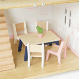 Wooden Dolls House Child's Bedroom 24pc