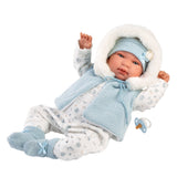 Llorens - Newborn Baby Doll with Crying Mechanism & Clothing: Tino 44cm