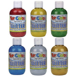 Magic Glitter Glue 250ml x 6 Colours