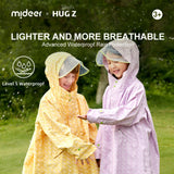 Waterproof Raincoat: Purple Medium
