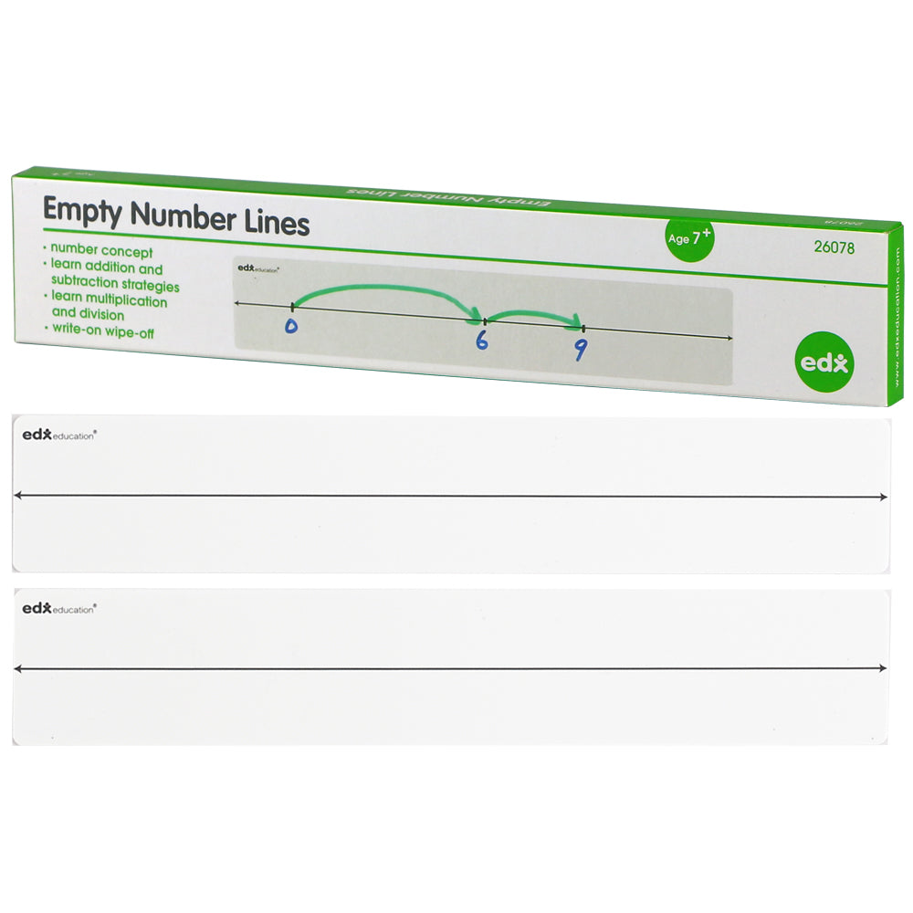 Empty Number Lines 15pc