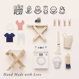 Wooden Dolls House Laundry Room 16pc