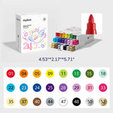 Acrylic Markers Round Nib: 24 Colours