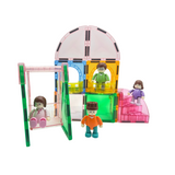 Colourful Magnetic Tiles: Our Family 32pc