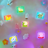 Glo Pals: Water Activated Light-Up Cubes - Farm 6pc