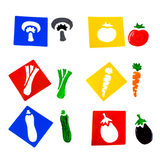 Vegetable Stencils 6pc