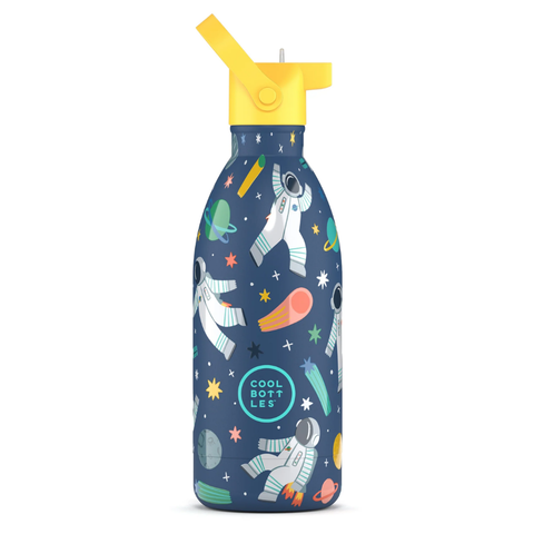 Cool Bottles Kids Reusable Thermal Bottle: Galactic Ride 500ml