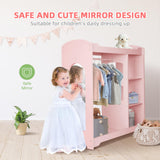 Wooden Wardrobe and Dress-Up Unit