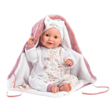 Llorens - Baby Girl Doll with Clothing & Bed Cushion: Heidi 42cm