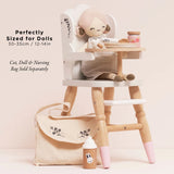 Wooden Dolls High Chair