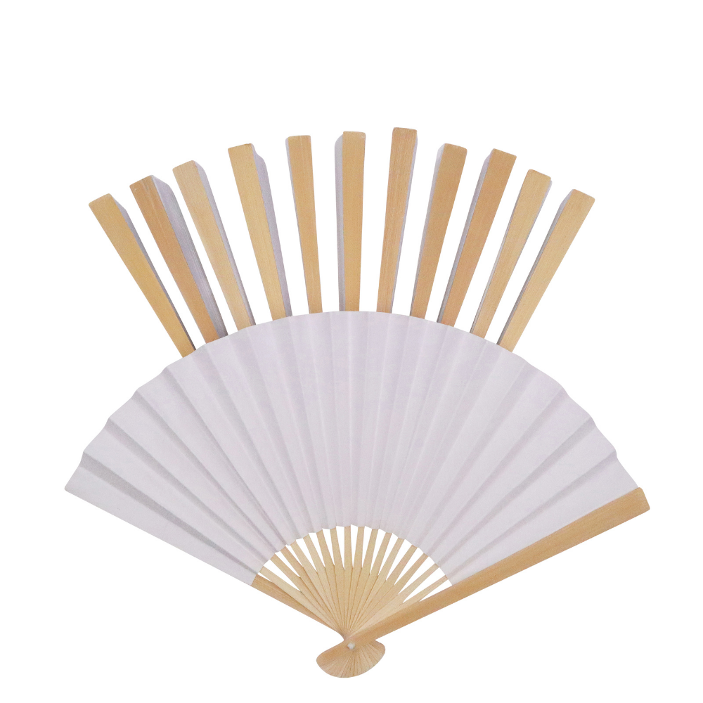 White Paper Fans 12pc