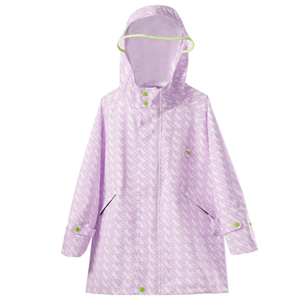 Waterproof Raincoat: Purple Medium