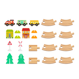 Train Set: Town 23pc