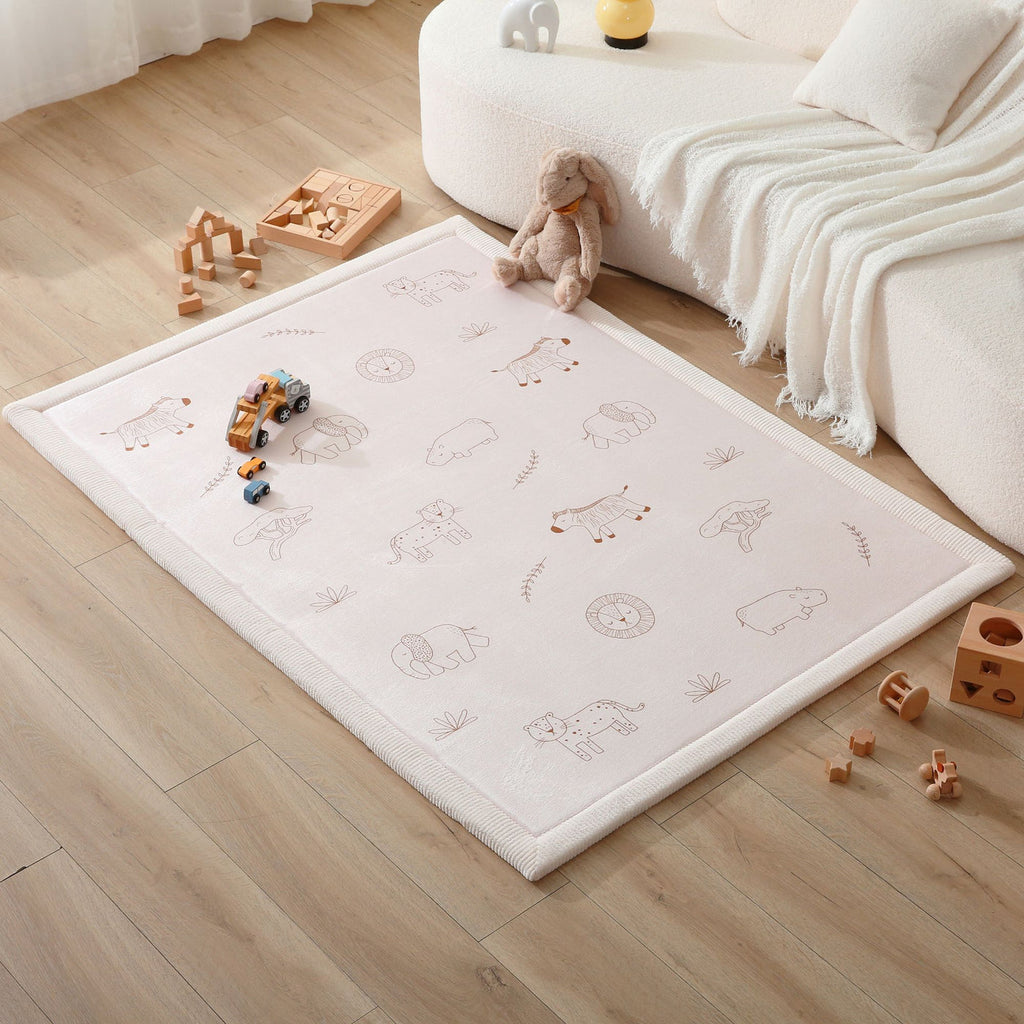 Hakuna Matte Cloud Soft Children’s Carpet: Safari Animals 1.7 x 1.2m