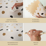Hakuna Matte XXL Foam Play Mat: Terazzo 6pc