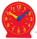 Standing Magnetic Teaching Clock Red 40cm