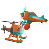 Bioplastic Plane and Helicopter Set 2pc