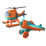 Bioplastic Plane and Helicopter Set 2pc