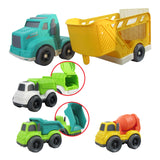 Bioplastic Carrier Truck & Construction Vehicle Set 4pc