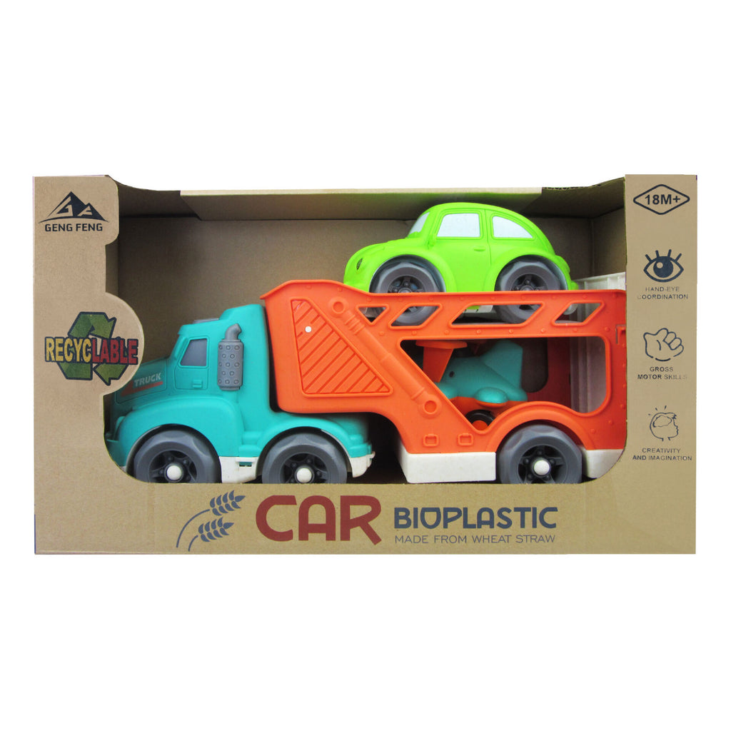 Bioplastic Carrier Truck, Car & Plane Set 3pc