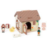 Wooden Locking House 11pc