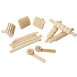 Wooden Dough Tool Set 12pc