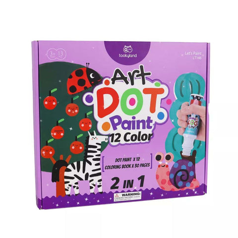 Art Dot Paint: 12 Colours