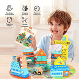 Little Architects Wooden Blocks 36pc