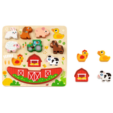 2-in-1 Balance Puzzle: Farm 12pc