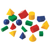 Geometric Solids Plastic 10cm 17pc - Demo Stock