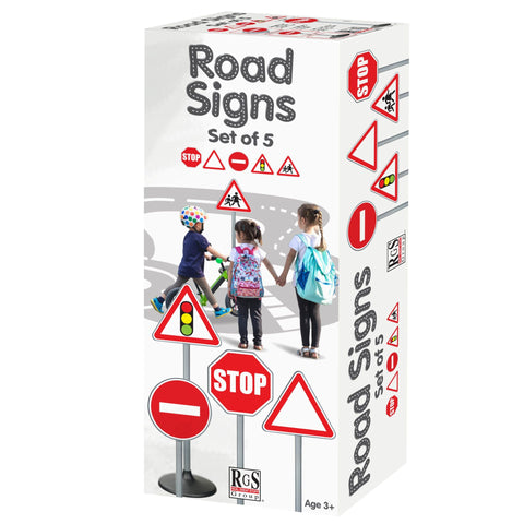 Road Signs 5pc 75cm
