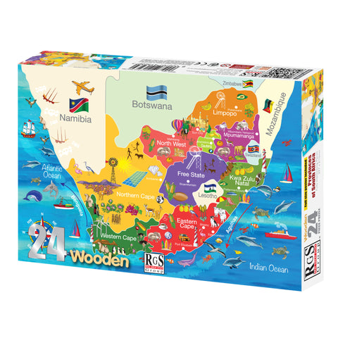 Map of South Africa 24pc