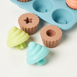 Bioplastic Cupcake Shape Sorter Set 13pc