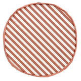 Playmat & Toy Bag: Stripes Brown 140cm