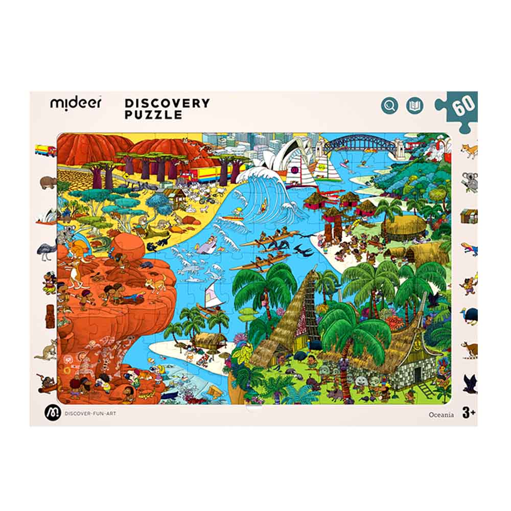 Big World Small World: Australia-Themed Discovery Puzzle 60pc