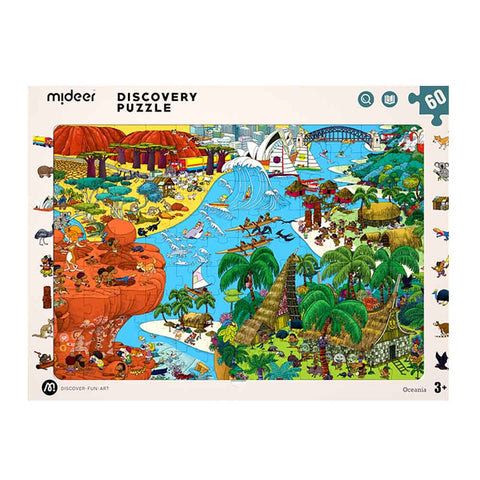 Big World Small World: Australia-Themed Discovery Puzzle 60pc