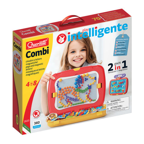 Peg Board & Whiteboard Combi Set 360pc