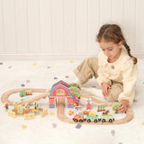Wooden Farm Set 48pc