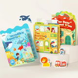 Reusable Jelly Sticker Set: Incredible Aquarium