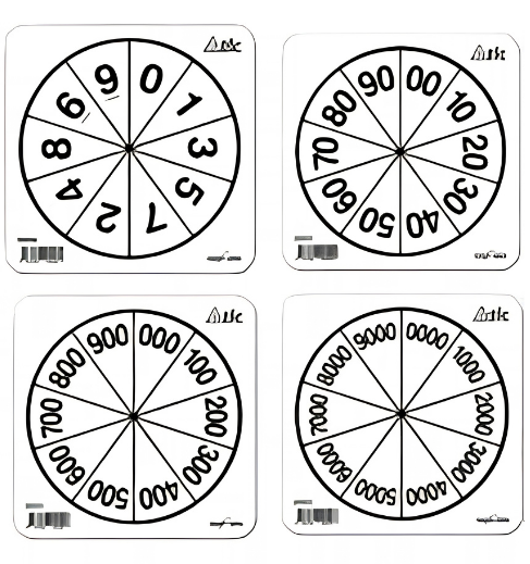 Swap & Spin: Smart Spinner Inserts - Place Value 4pc