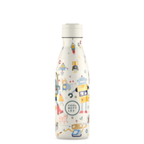 Cool Bottles Kids Reusable Thermal Bottle: Messy Robots 350ml